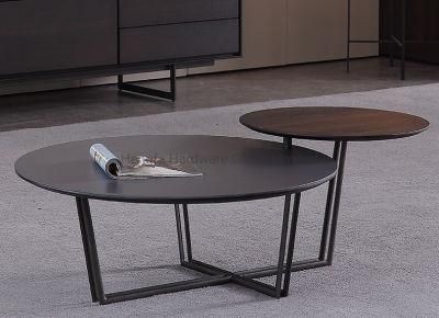 Italian Minimalis Style Circular Tea Table Coffee Table