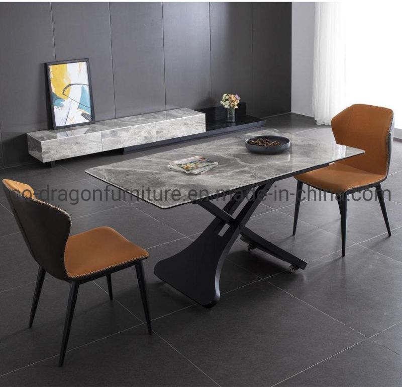 Modern Functional Coffee Table for Home Furniture with Marble Top