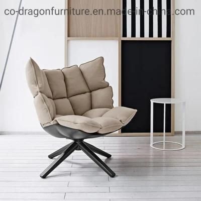 Fashion Home Furniture Glass Plastic Leisure Chair with Wooden Legs