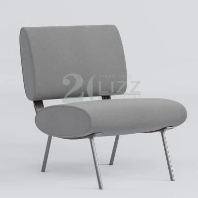 China Wholesale Contemoprary Hot Selling Leisure Home Hotel Furniture Office Grey Fabric Chair for Outdoor
