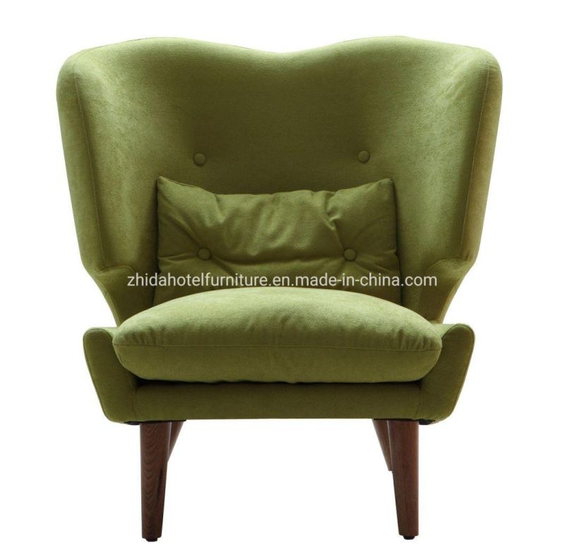 Modern Fabric Armrest Living Room Furniture Home Bedroom Reception Chair