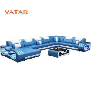 Vatar Germany Living Room Leather Sofa, Sofa Set Living Room Furniture, Latest Living Room Sofa Design