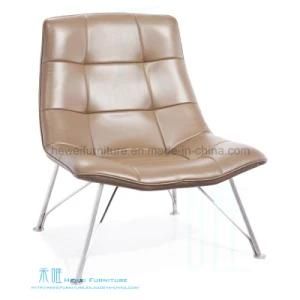 Modern Style PU Leather Stainless Steel Leisure Chair (HW-3567C)