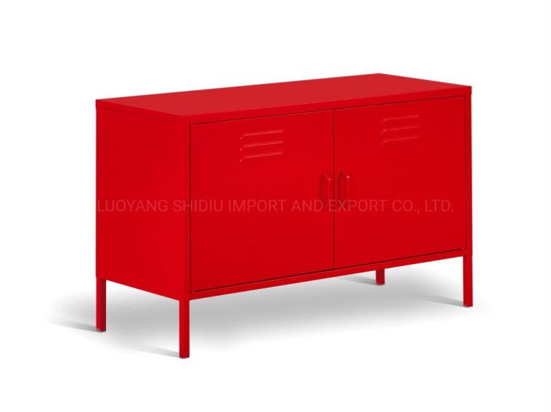 Home Use Metal TV Stand Storage Cabinet Metal Locker Dresser