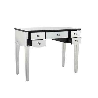 Dubai Hotel Style OEM Modern Dressing Table B&M Mirrored Furniture