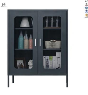 Kitchen Steel Storage Cabinet Nordic Modern Metal Foot Sideboard Furniture