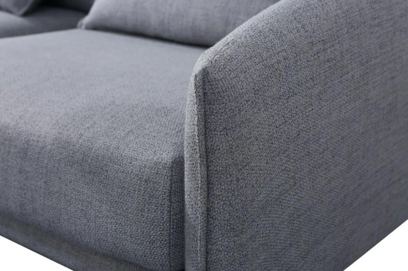 Chinese Modern Living Room Home Furniture Fabric Single Sofa Set for Home Use GS9022