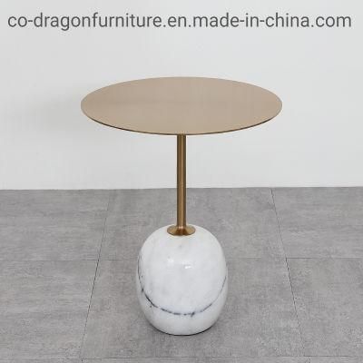 2022 New Design Marble Base Side Table for Home Furniture