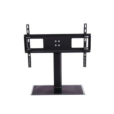Factory Direct Tempered Glass TV Stand, 26&quot; 32&quot; 37&quot; 42&quot; 46&quot; 50&quot; 55&quot; 60&quot; 65&quot; Height Adjustable LCD TV Wall Stand/