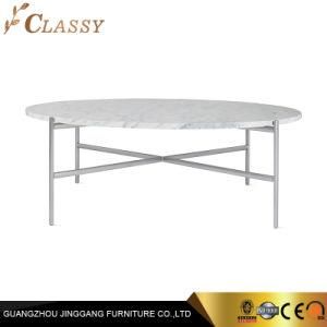 Stainless Steel Metal Legs Glass/Stone /Marble Coffee Table for Hotel Home