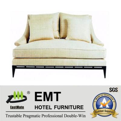 Nice Design Hot Selling Double Sofa Set for Hotel Living Room Bedroom (EMT-SF26)