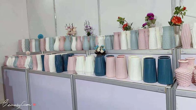 Inno-As013 Nordic Plastic Imitation Glaze Vase for Home Use Eco-Friendly