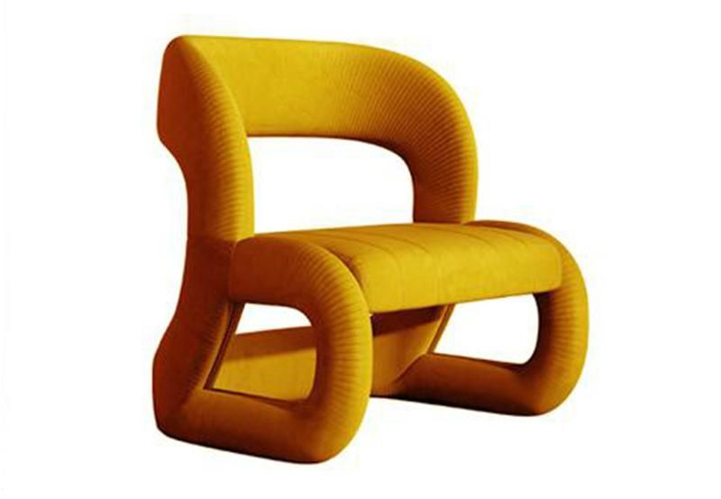 Zhida Modern Home Hotel Lobby Furniture Accent Sofa Chair Lounge Villa Living Room Chair Accent Single Sofa Leisure Chair
