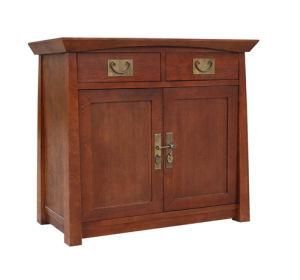 Ntural Solid Oak Wooden2 Door 2 Drawer Cabinet