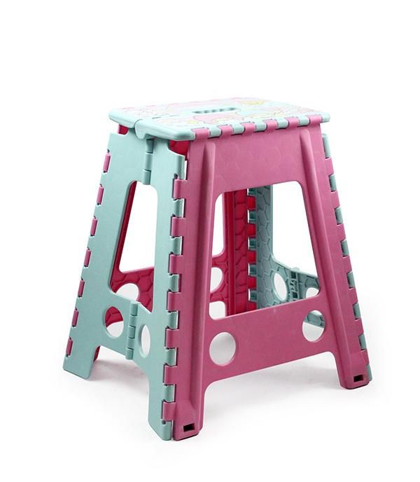 Printed Folding 45 High Adult Stool