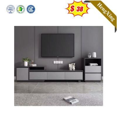 Beat Price Simple Design Light Silver Color Living Room Furniture Storage Drawers TV Stand