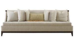 (CL-6621) Restaurant Hotel Sofa Wooden Fabric Living Room Couch