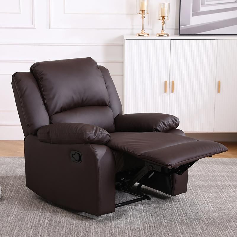 Modern Leather Living Room Sofa Recliner Chair