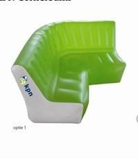 PVC Inflatable Sofa of Green Color