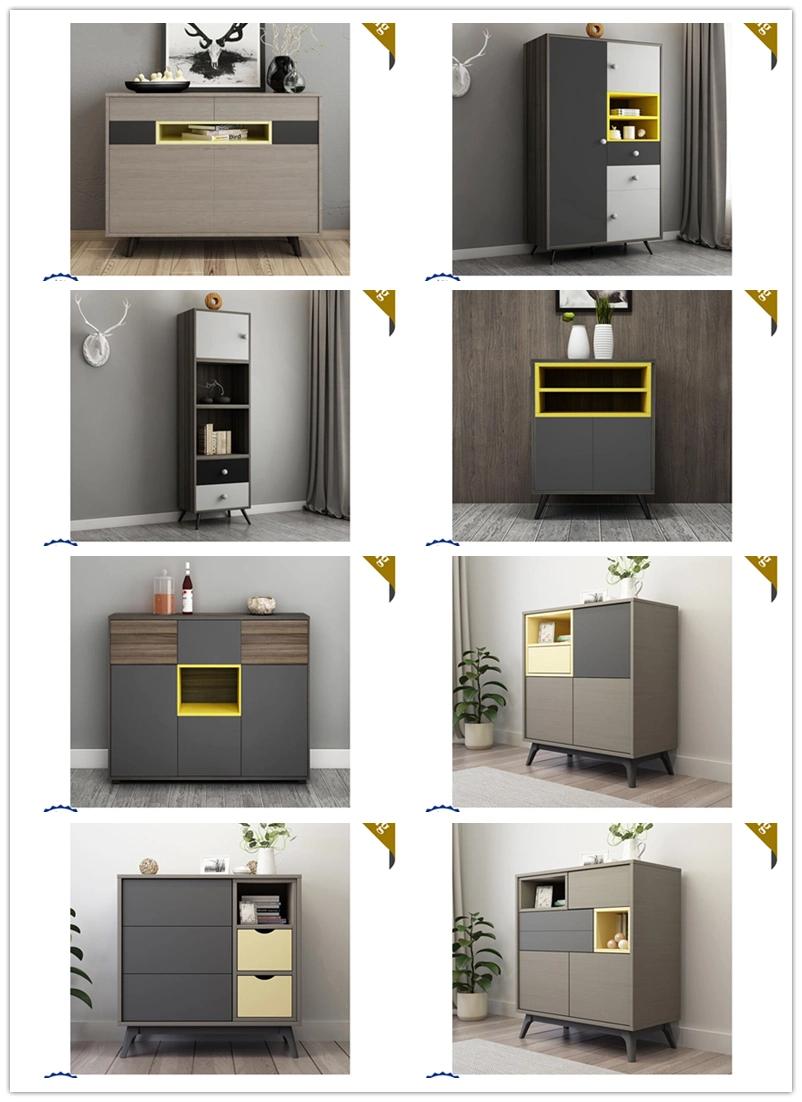 China Wholesale Wooden Bedroom Living Room Furniture Set Rack Storage Nightstand Bed Side Table Cabinets