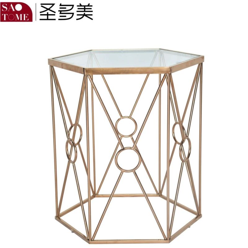 Modern Popular Transparent Glass End Table