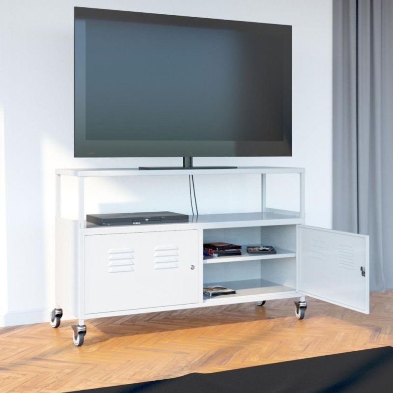 Metal Storage Cabinet/ Modern TV Stand