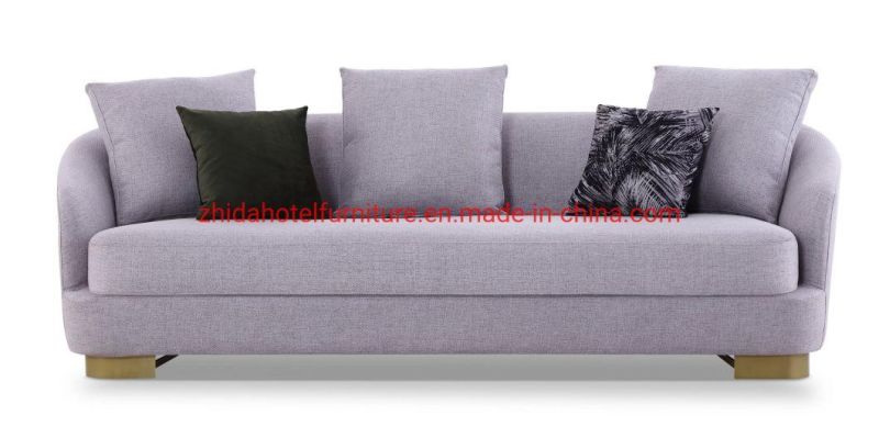 Contemporary Style Living Room Furniture Leather Fabric Home Furniture Sofa