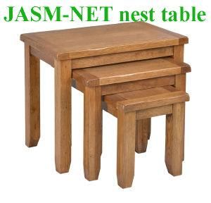 Jasmine Solid Oak Nesting Table/Nest of Tables/Wood Table Set