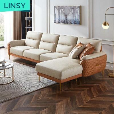 Linsy Scandinavian Design Style Living Room Furniture Upholstery Fabric Sofa S108