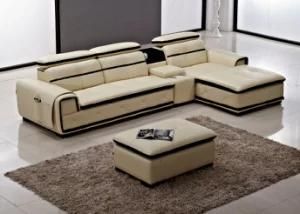 Modern Corner Leather Sofa (LS4A198)
