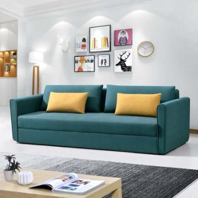 Small Apartment Living Room Multifunctional Simple Modern Bedroom Single Double Foldable Sofa Bed with Storage