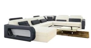 Hot Sale Italian Modern Leather Living Room Sectional Sofa