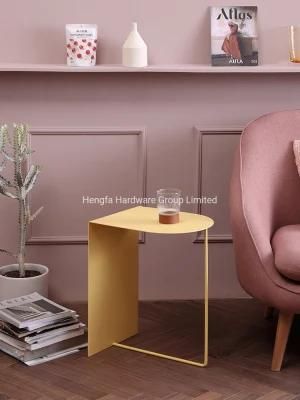Minimalism Home Living Room Furniture Metal Frame Side Table
