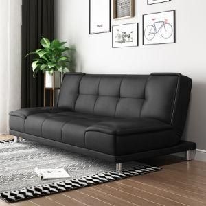 New Black Convertible Couch Loveseat Folding Sofa Bed, Nap Lounge Chair Sofa Sleeper for Living Room