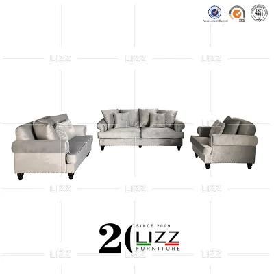 European Luxury Design Sectional 1+2+3 Living Room Commercial Furniture High End Modern Sofa