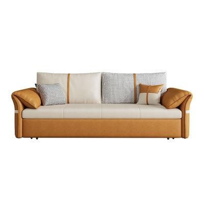Foldable Sofa Bed Dual-Use Push-Pull Telescopic Living Room Single Double