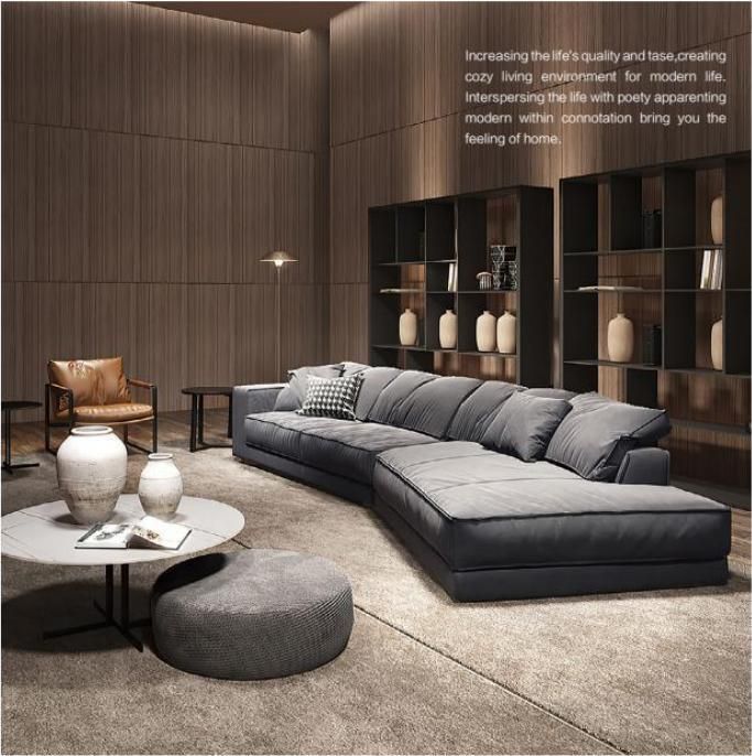 Home Furniture Luxury Minimalist Villa Apartment Modern Designer Livingroom Sofa