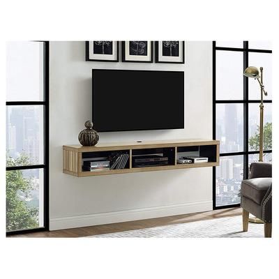 Modern Steel Wood TV Cabinet Wall