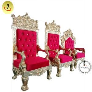 Luxury Classic Chinese Style Royal King Throne Chair for Wedding Event