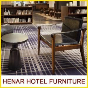 India Modern Style Solid Wood Hotel Bedroom Furniture Armrest Chair