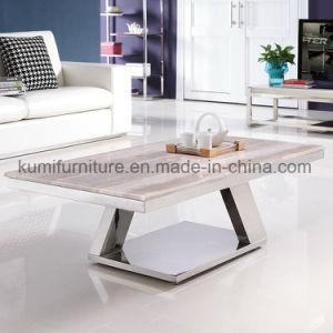 Kd Living Room Marble Top Coffee Table