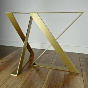 Gold High Texture Geometric Metal Side Table Home Furniture Coffee Table Leg