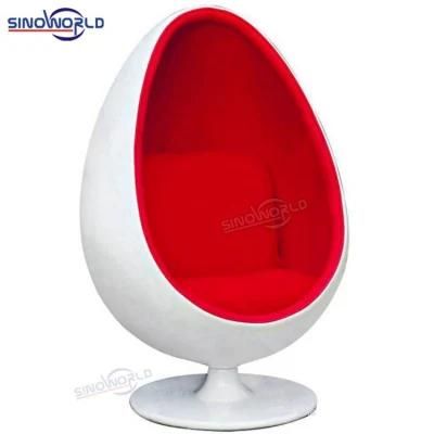 Fiberglass Wool Egg Lounge Leisure Swing Egg Pod Ball Chair