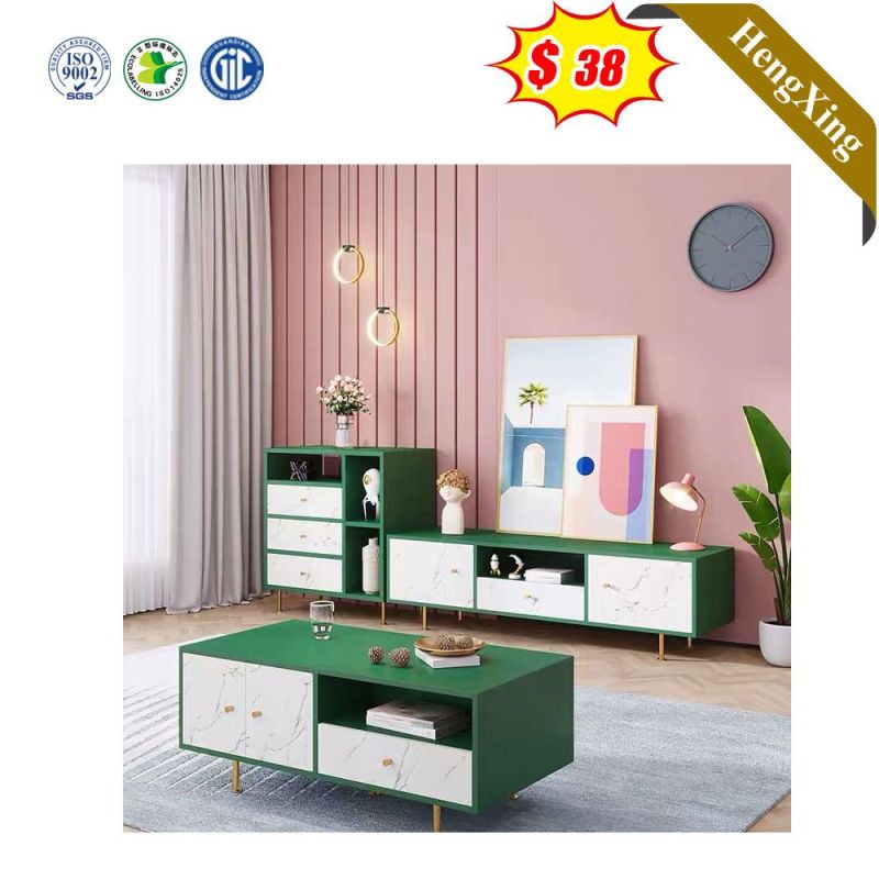 High Quality Creative Style Living Room Home Furniture Storage Drawers TV Stand with Coffee Table