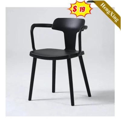 Cheap Price Outdoor Black PP Home Furniture Dining Restaurant Cafe Plastic Chair