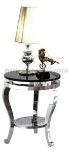 Stainless Steel Furniture Marble Side Table (CT902S)