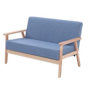 Leisure Comfortable Armchair Living Room Three Sofa Chair Simple Fabric Modern Livingroom Furniture European Style One Seat