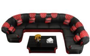 Genuine Leather Sofa Big Living Room Sofa Set U Shape Sofa