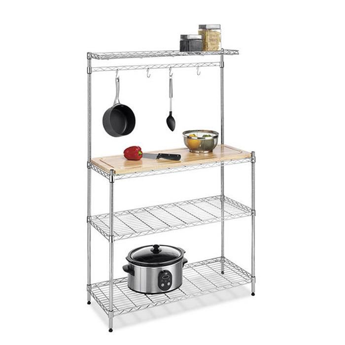 Hot Selling Chrome Kitchen Steel Display Wire Shelving