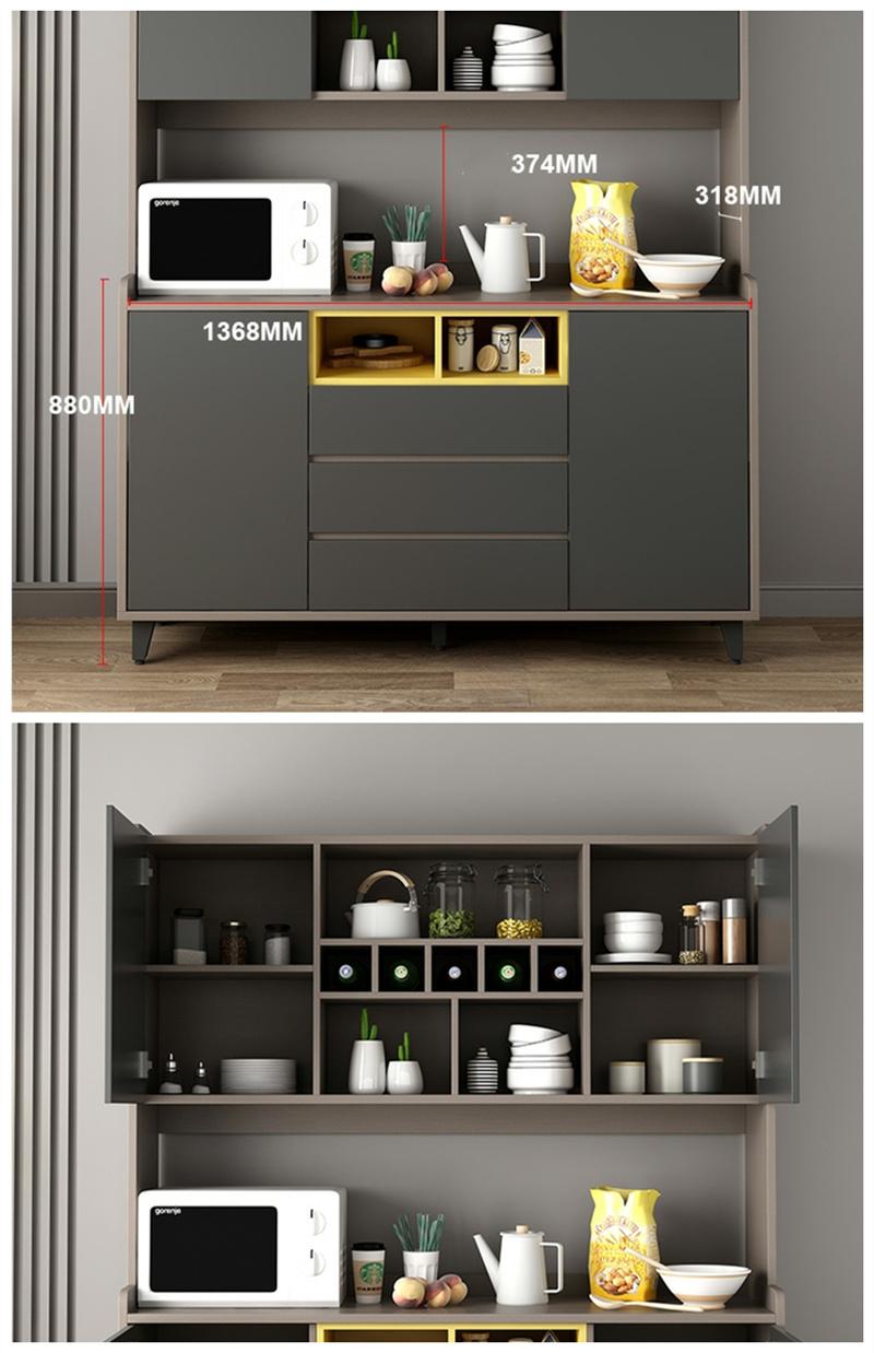 Kitchen Product Wholesale Modern Wooden Furniture Living Room Set Cupboard Storage Cabinets Side Tables